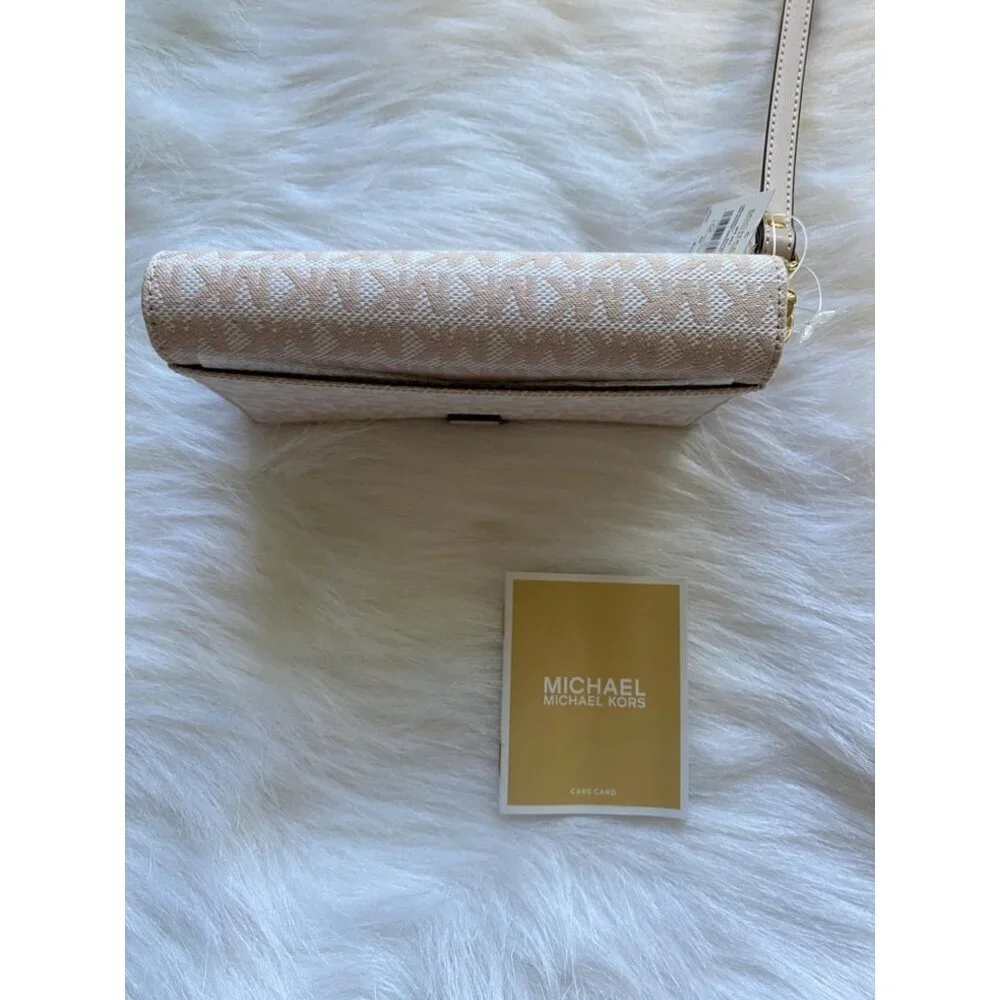 Michael Kors Jet Set Small Phone Case,  Wristlet Wallet, Soft Pink